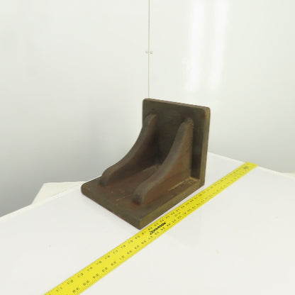 1.5" Thick Cast Iron Webbed Right Angle Setup Plate 11-7/8" H x 11-3/4" W 14" L