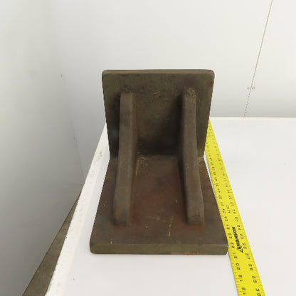 1.5" Thick Cast Iron Webbed Right Angle Setup Plate 11-7/8" H x 11-3/4" W 14" L