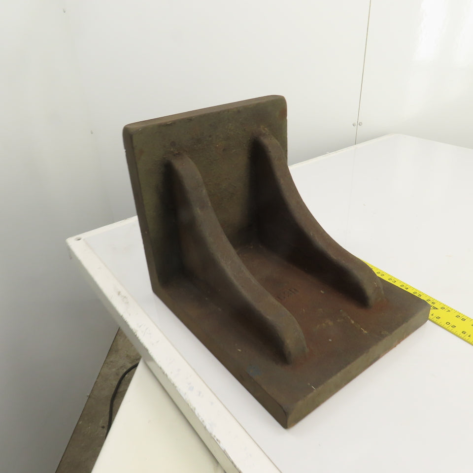 1.5" Thick Cast Iron Webbed Right Angle Setup Plate 11-7/8" H x 11-3/4" W 14" L