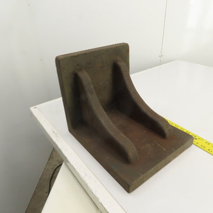 1.5" Thick Cast Iron Webbed Right Angle Setup Plate 11-7/8" H x 11-3/4" W 14" L