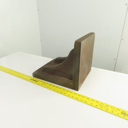 1.5" Thick Cast Iron Webbed Right Angle Setup Plate 11-7/8" H x 11-3/4" W 14" L