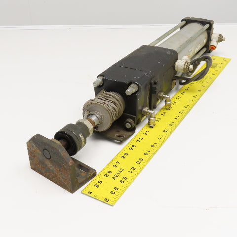 SMC CE2L63-200J-A54L 63mm Bore 200mm Stroke Rod Lock Reading Air Cylinder