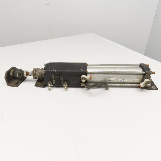 SMC CE2L63-200J-A54L 63mm Bore 200mm Stroke Rod Lock Reading Air Cylinder