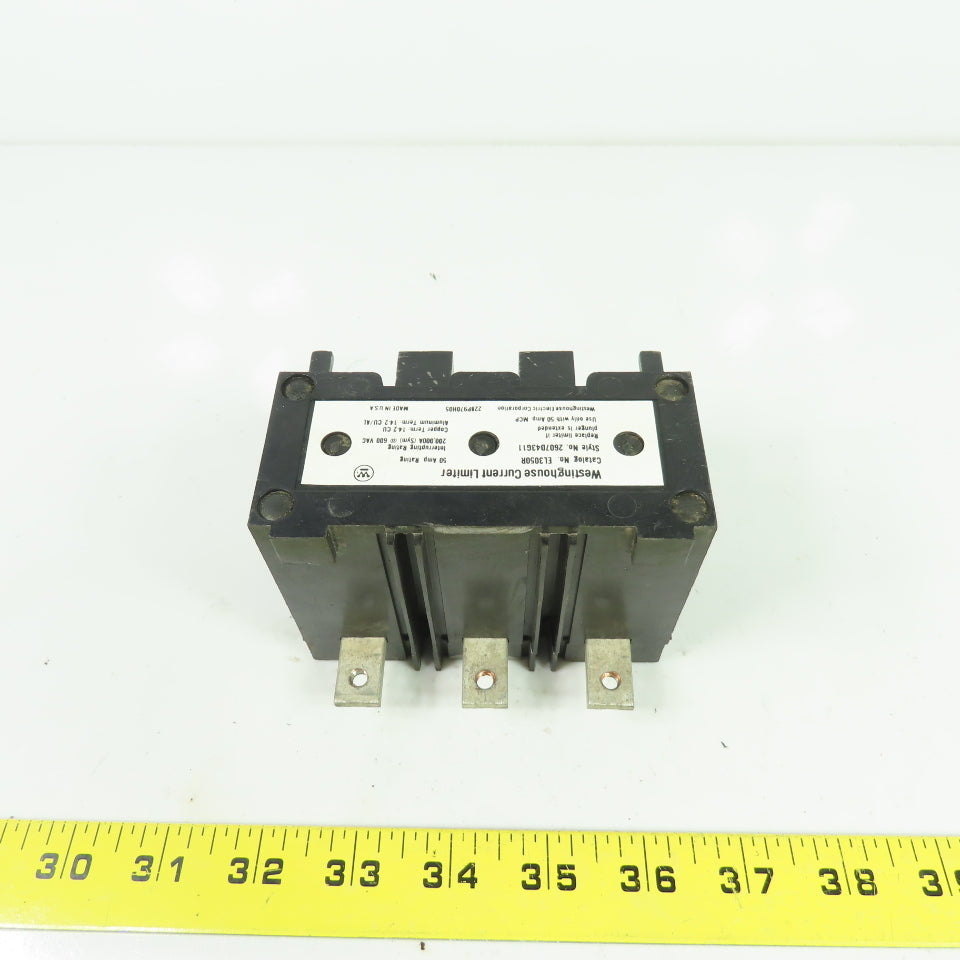 Westinghouse EL3007R Current Limiter 50A 600VAC