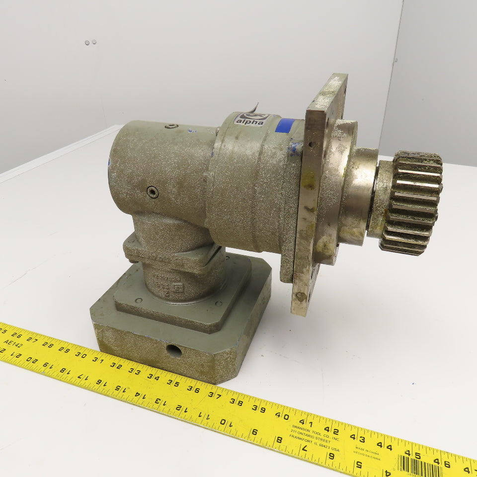 Alpha Getriebebau SPK 140-MX2-12-051-001 12:1 Ratio Right Angle Gear Reducer