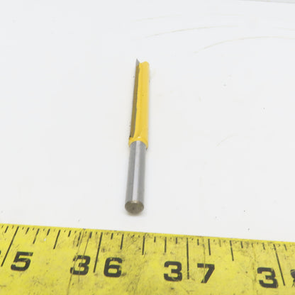 Carbide 1/4"x3/8"x76mm Straight Router Bit 2 Flute Wood Milling Cutter Lot of 5