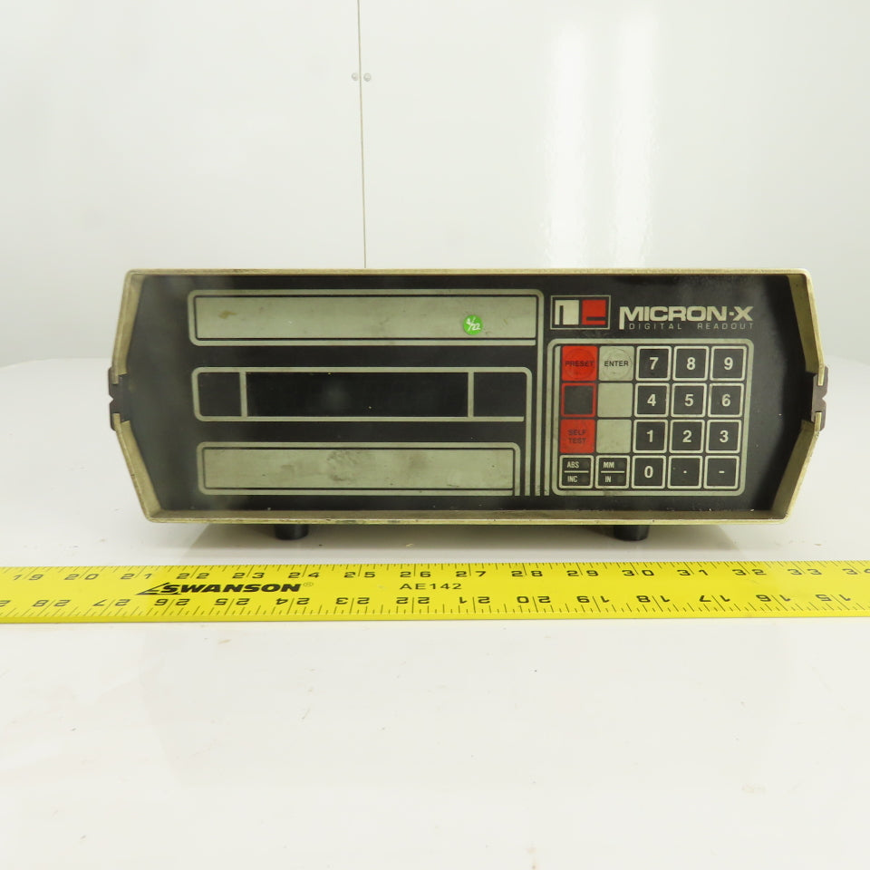 Numerex DRO Micron-X Single Axis Digital Readout 110-120VAC 1PH