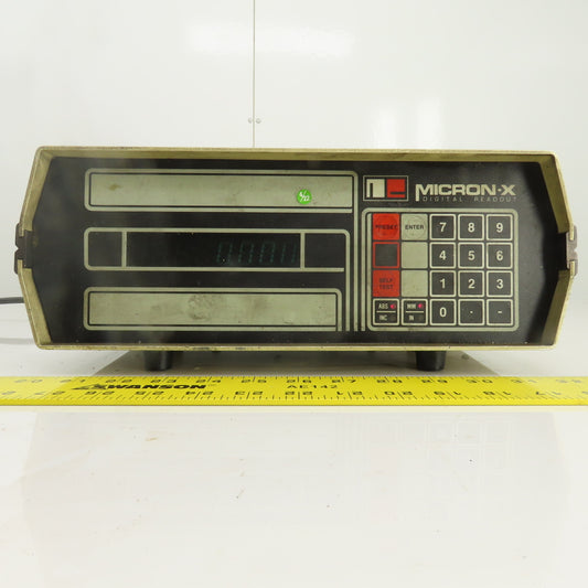 Numerex DRO Micron-X Single Axis Digital Readout 110-120VAC 1PH