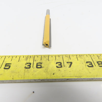 Beta Carbide 1/4"x3/8"x3" Straight Router Bit 2 Flute Wood Milling Cutter Lot/4