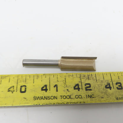 Carbide 1/4"x1/2"x30mm Straight Router Bit 2 Flute Wood Milling Cutter Lot of 7