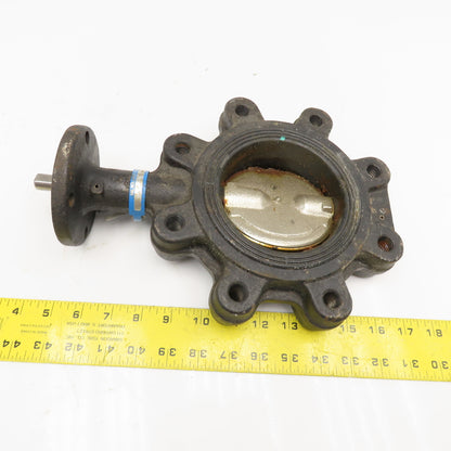Milwaukee Valve ML 222V AN 4" Lug Mount Wafer Style Butterfly Valve
