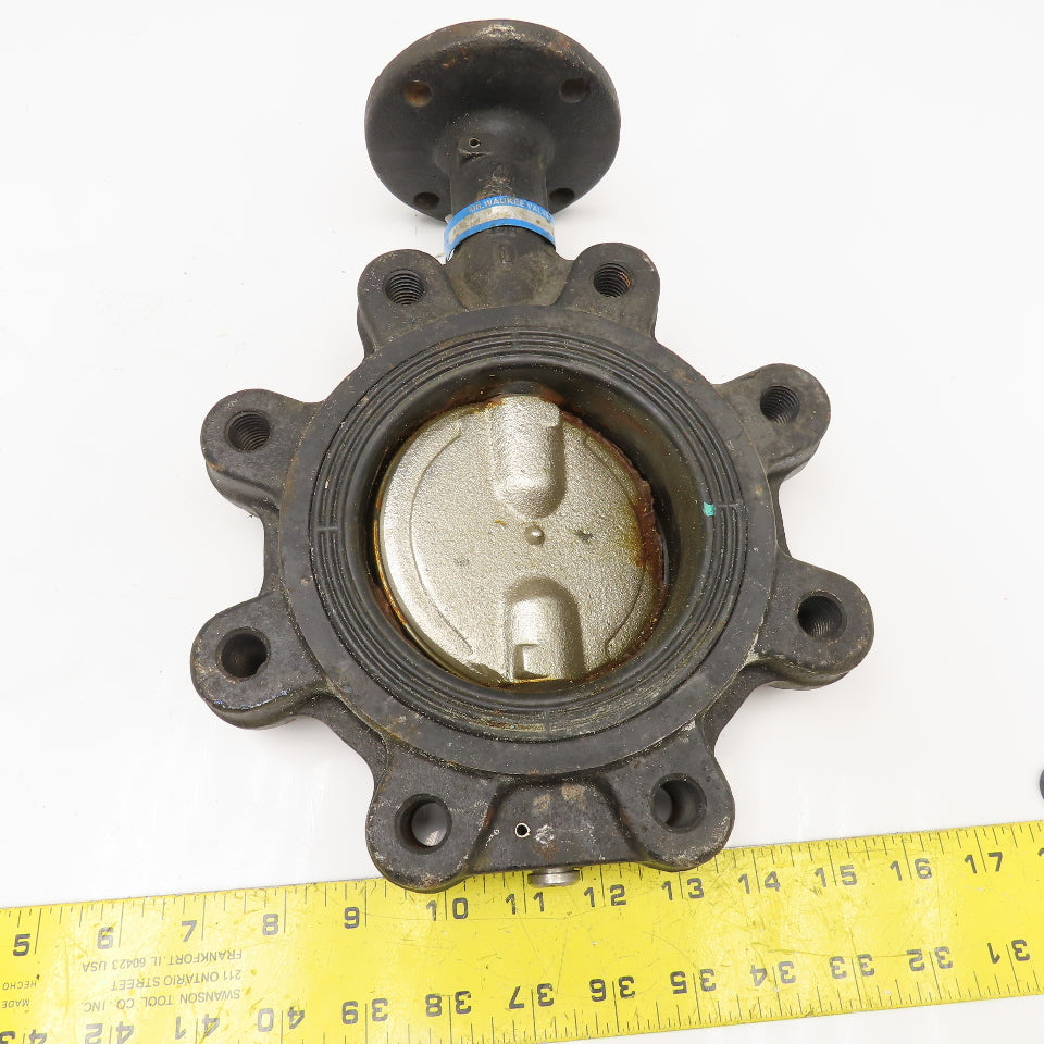 Milwaukee Valve ML 222V AN 4" Lug Mount Wafer Style Butterfly Valve