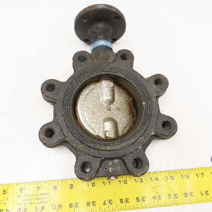 Milwaukee Valve ML 222V AN 4" Lug Mount Wafer Style Butterfly Valve