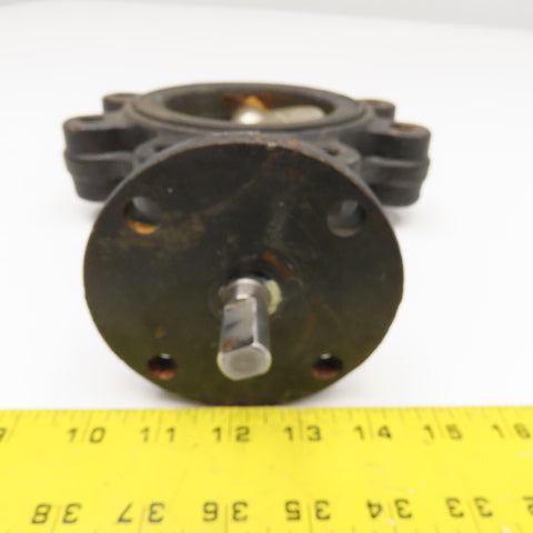 Milwaukee Valve ML 222V AN 4" Lug Mount Wafer Style Butterfly Valve