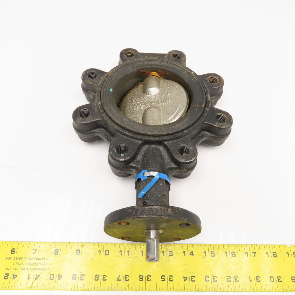 Milwaukee Valve ML 222V AN 4" Lug Mount Wafer Style Butterfly Valve
