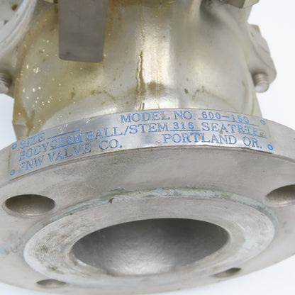 FNW 600-150 3" CF8M Stainless Steel Ball Valve 150#