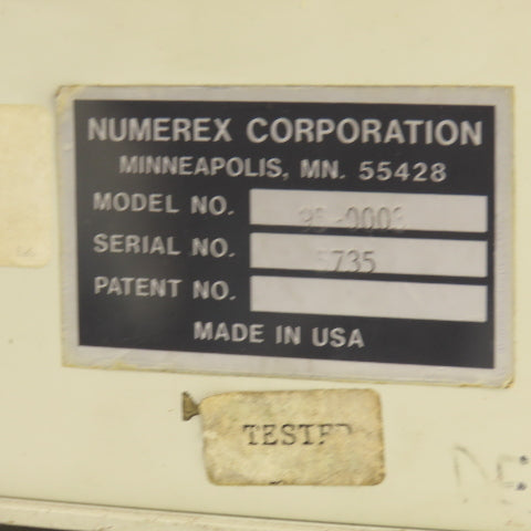Numerex 95-0003 Micron-X Digital Readout 110-120VAC 1PH