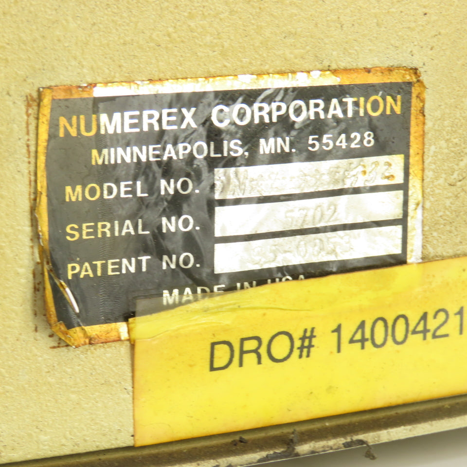 Numerex Micron-X 3 Axis Digital Readout 110-120VAC 1PH