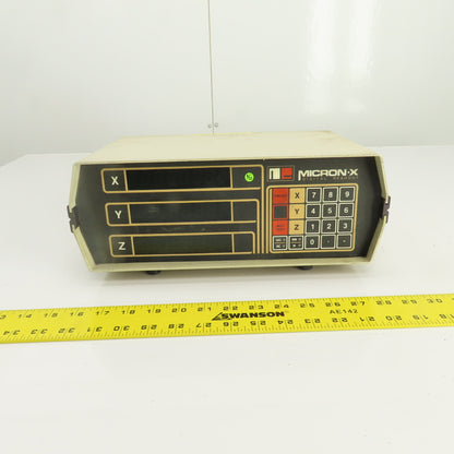 Numerex Micron-X 3 Axis Digital Readout 110-120VAC 1PH