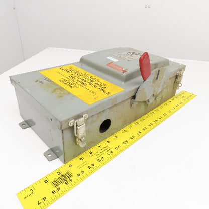 Westinghouse JHF362 600V 60A Fused Safety Disconnect Switch