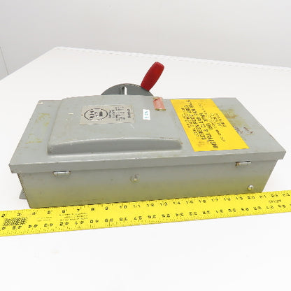 Westinghouse JHF362 600V 60A Fused Safety Disconnect Switch