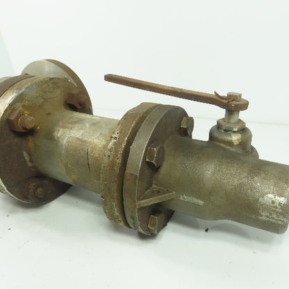 Lonergan D-10DS424-JG 1"x2" Flanged Safety Relief Valve 120PSI Orifice D 37.3GPM