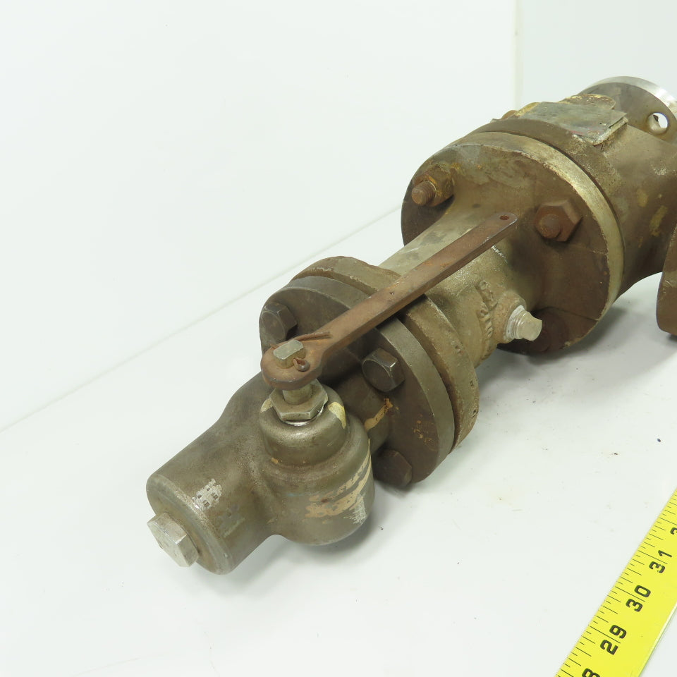 Lonergan D-10DS424-JG 1"x2" Flanged Safety Relief Valve 120PSI Orifice D 37.3GPM