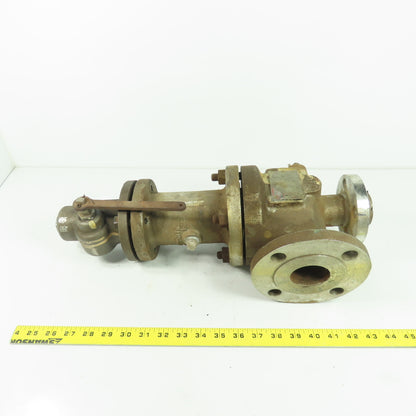 Lonergan D-10DS424-JG 1"x2" Flanged Safety Relief Valve 120PSI Orifice D 37.3GPM