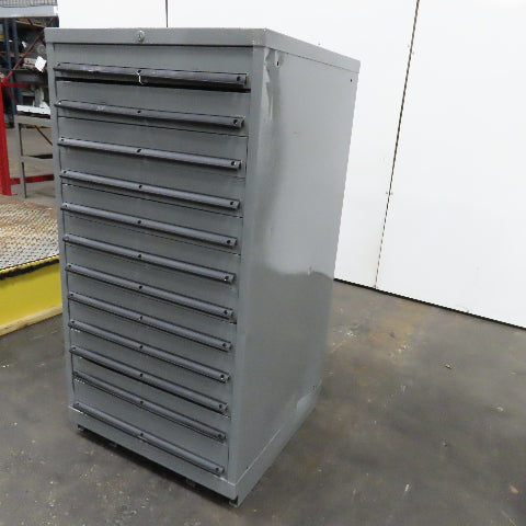 12 Drawer Small Parts Industrial Storage Cabinet 28" x 28" x 54"