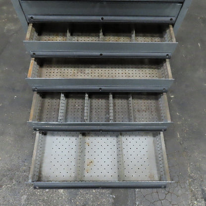 12 Drawer Small Parts Industrial Storage Cabinet 28" x 28" x 54"
