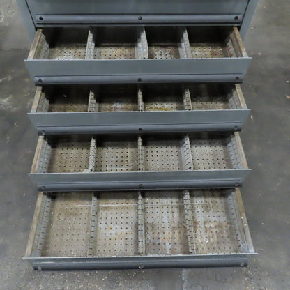 12 Drawer Small Parts Industrial Storage Cabinet 28" x 28" x 54"