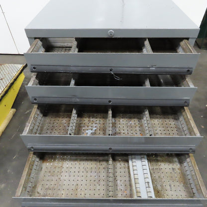 12 Drawer Small Parts Industrial Storage Cabinet 28" x 28" x 54"