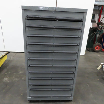 12 Drawer Small Parts Industrial Storage Cabinet 28" x 28" x 54"