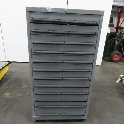 12 Drawer Small Parts Industrial Storage Cabinet 28" x 28" x 54"