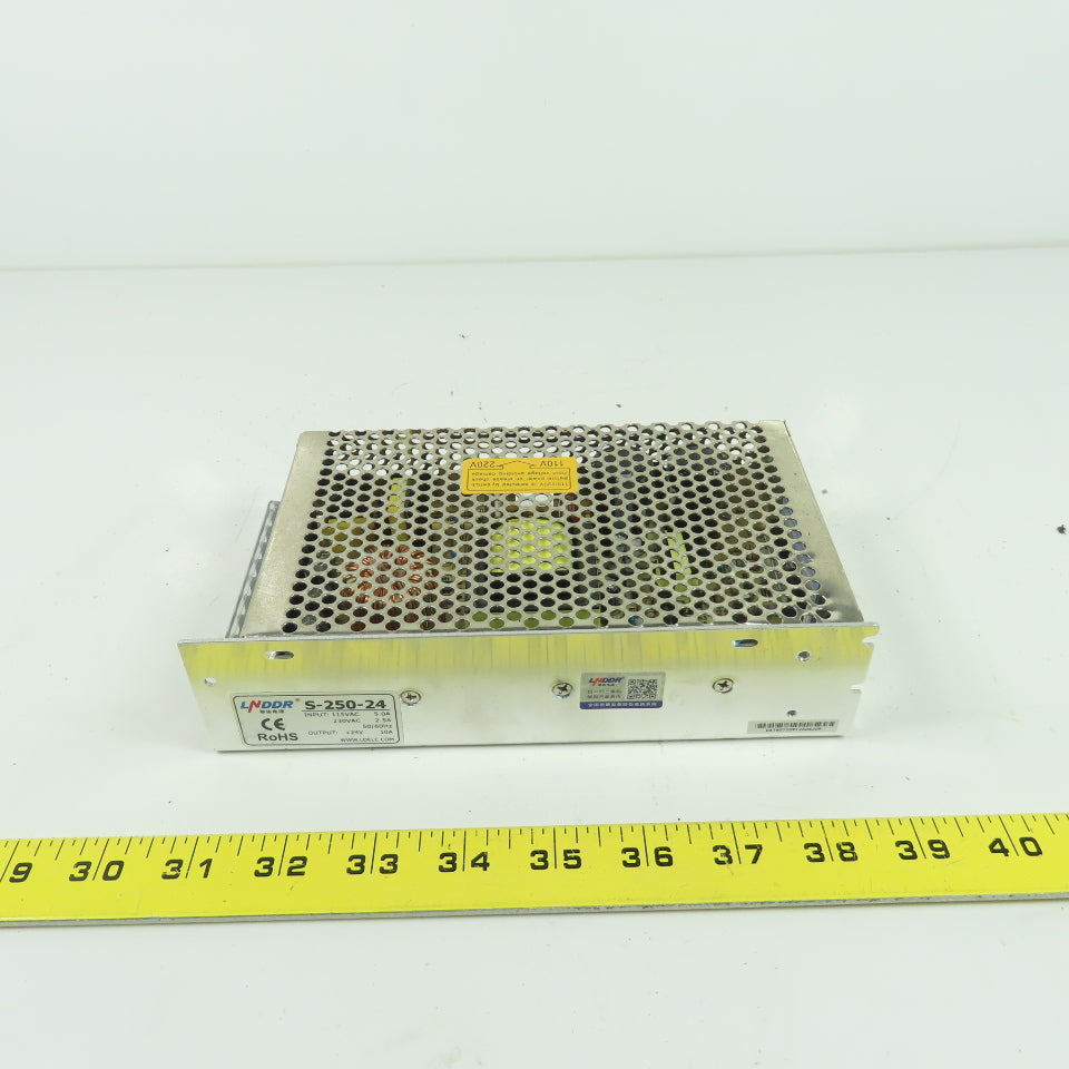 Lnddr S-250-24 Power Supply 115/230VAC 5.0A 50/60Hz