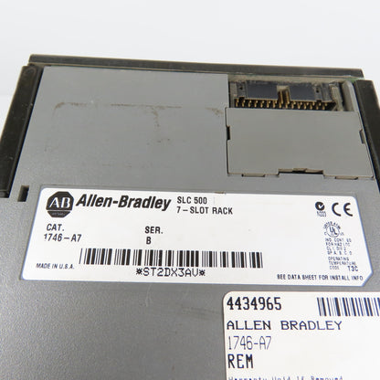 Allen Bradley 1746-A7 Ser B SLC 500 7-Slot Rack Chassis
