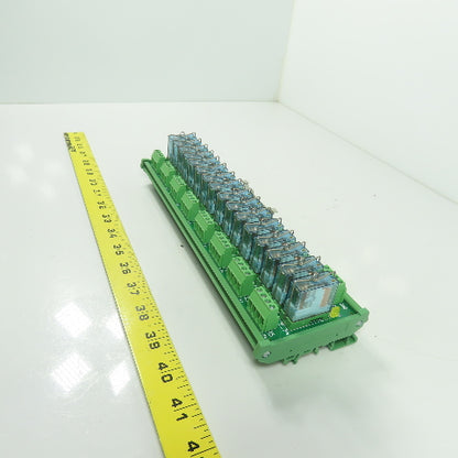 Syntec TB16OUT-6.1 Input Output Module Interface Circuit Board W/Relays