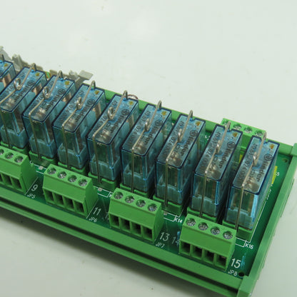 Syntec TB16OUT-6.1 Input Output Module Interface Circuit Board W/Relays