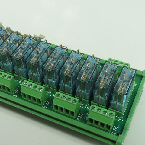 Syntec TB16OUT-6.1 Input Output Module Interface Circuit Board W/Relays