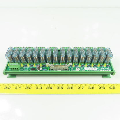 Syntec TB16OUT-6.1 Input Output Module Interface Circuit Board W/Relays