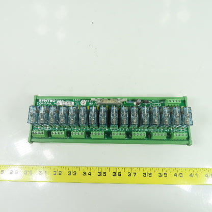 Syntec TB16OUT-6.1 Input Output Module Interface Circuit Board W/Relays