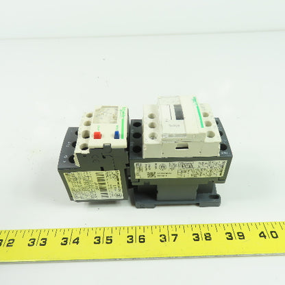 Schneider Electric LC1D18 600V Contactor 220VCoil W/LRD22C Overload Relay 24A
