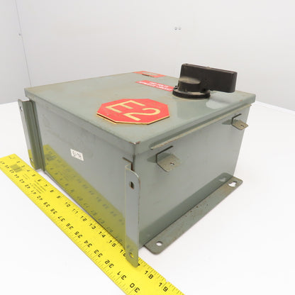 Daykin GPFS-07 460V Pri 500VA 115V Sec Fused Transformer Disconnect