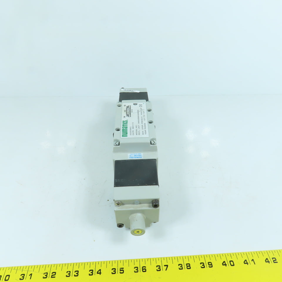 Numatics I34SS500K000030 5/3 Position Pneumatic Solenoid Valve 150PSIG 120V