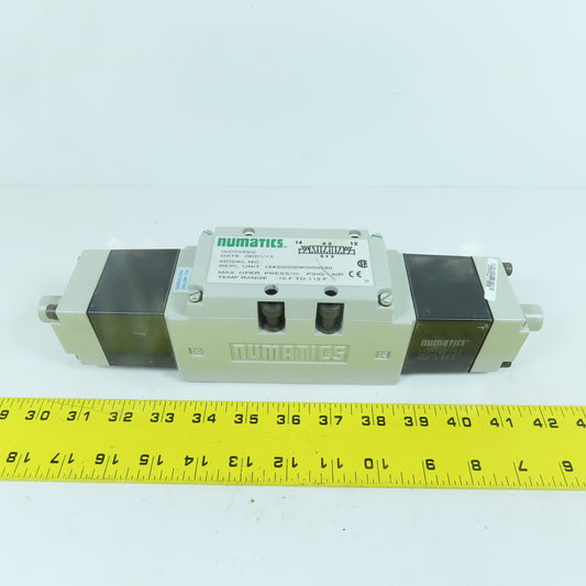Numatics I34SS500K000030 5/3 Position Pneumatic Solenoid Valve 150PSIG 120V
