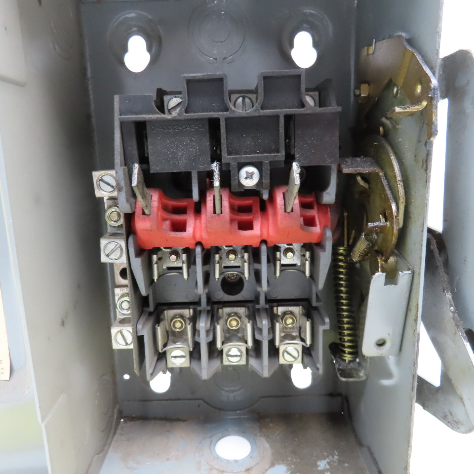 Square D H321N 30A 240V Fusible Safety Disconnect Switch 3Ph 7.5Hp