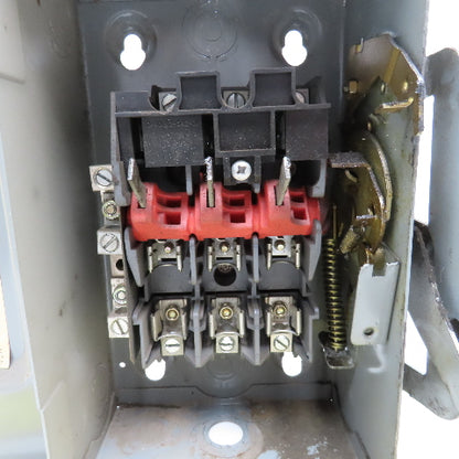Square D H321N 30A 240V Fusible Safety Disconnect Switch 3Ph 7.5Hp