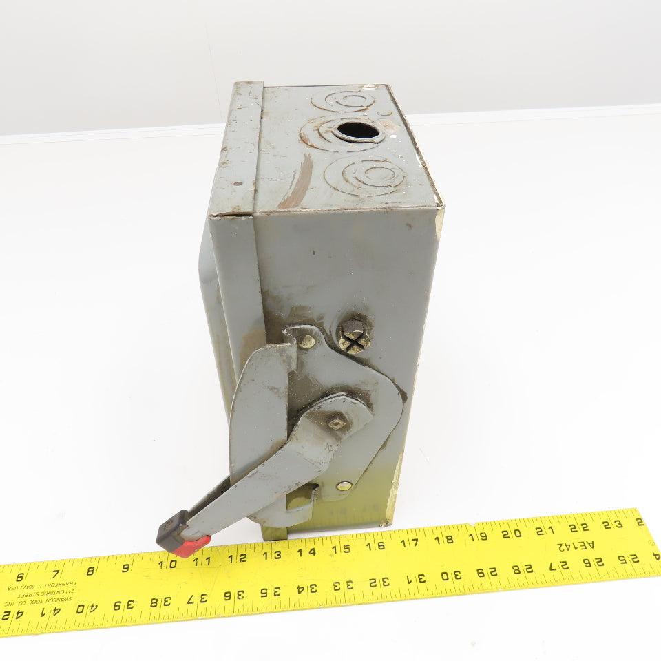 Square D H321N 30A 240V Fusible Safety Disconnect Switch 3Ph 7.5Hp
