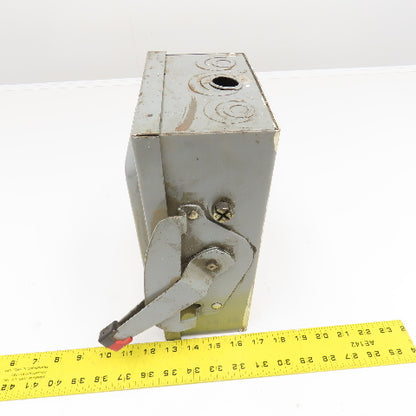 Square D H321N 30A 240V Fusible Safety Disconnect Switch 3Ph 7.5Hp