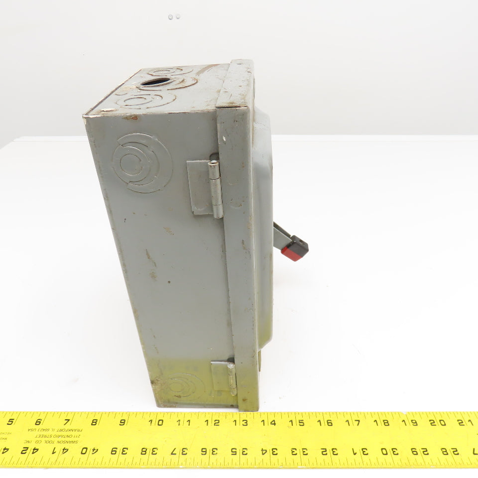 Square D H321N 30A 240V Fusible Safety Disconnect Switch 3Ph 7.5Hp